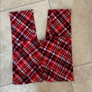 Plaid Leggings size 4T New 💕